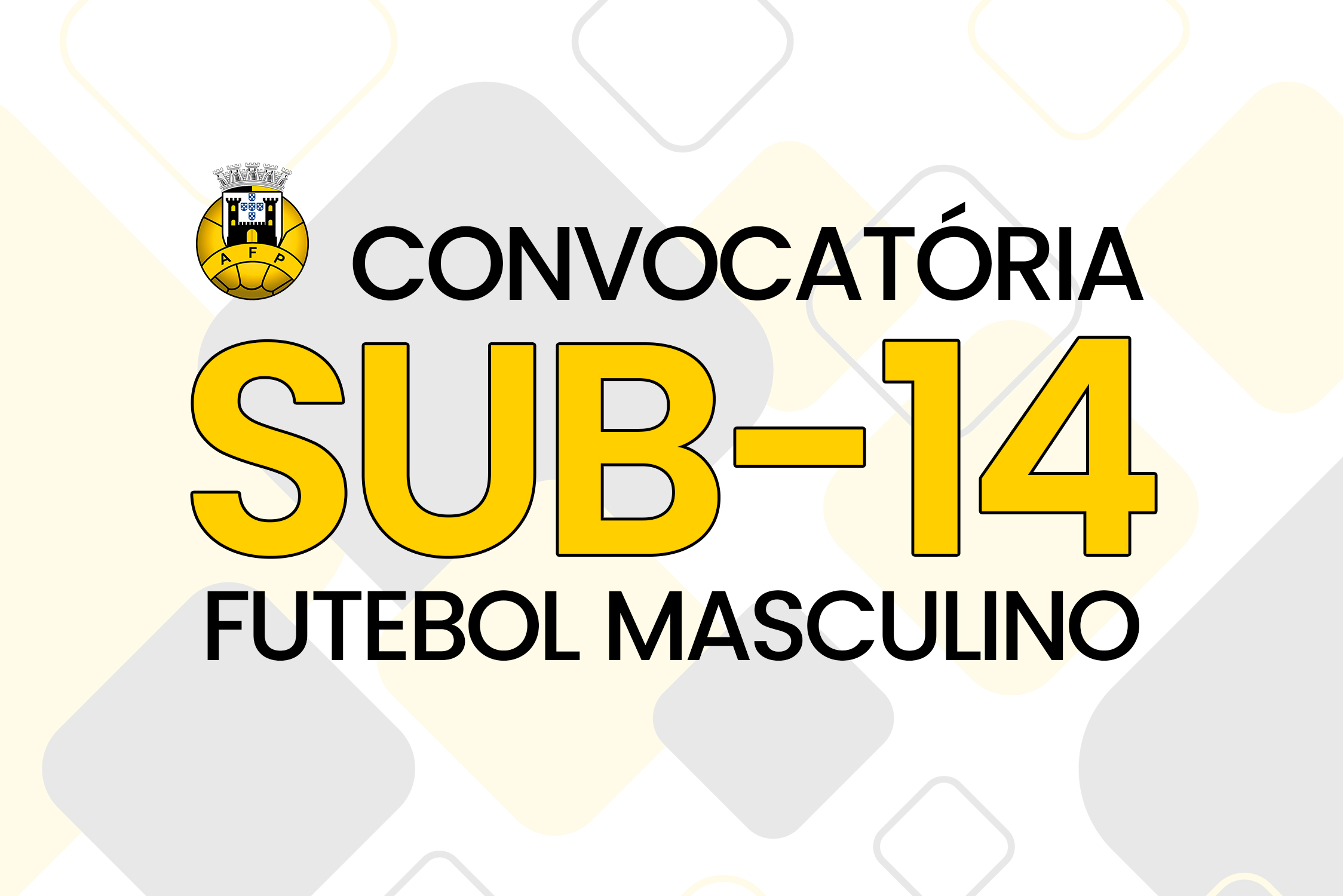 Seleção Distrital Sub-14 - Futebol Masculino - 2º Treino